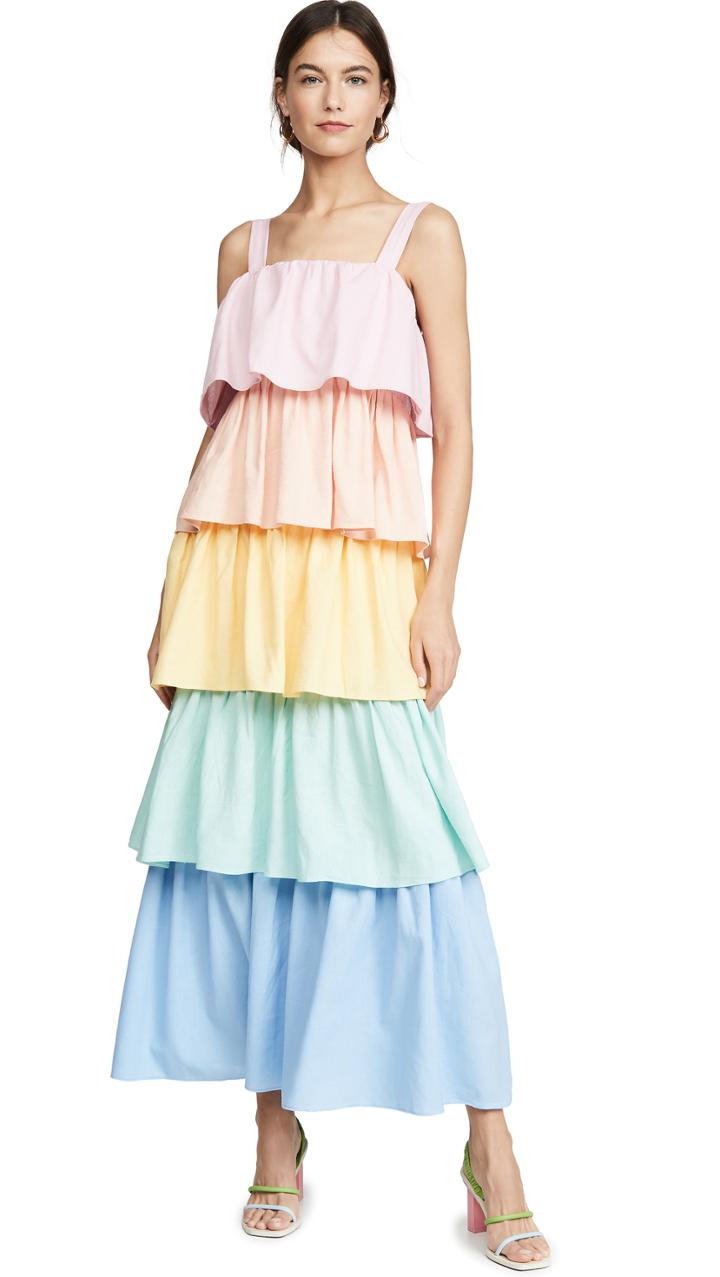 Olivia Rubin Rainbow Mimi Dress