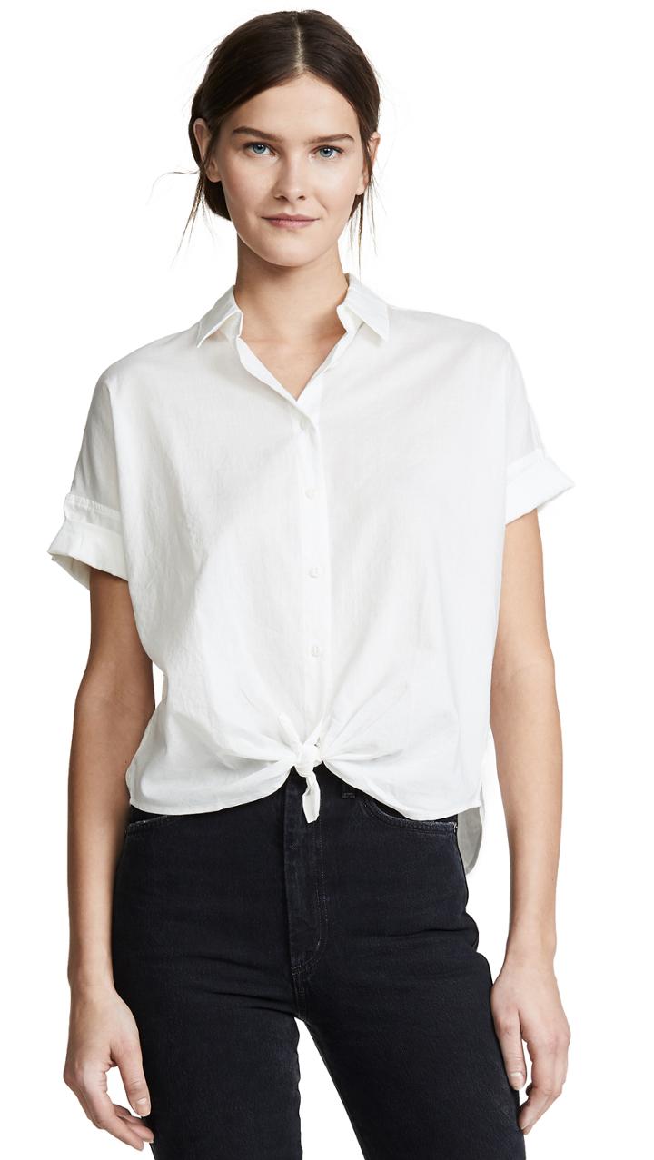 Rag Bone Jean Tie Shirt