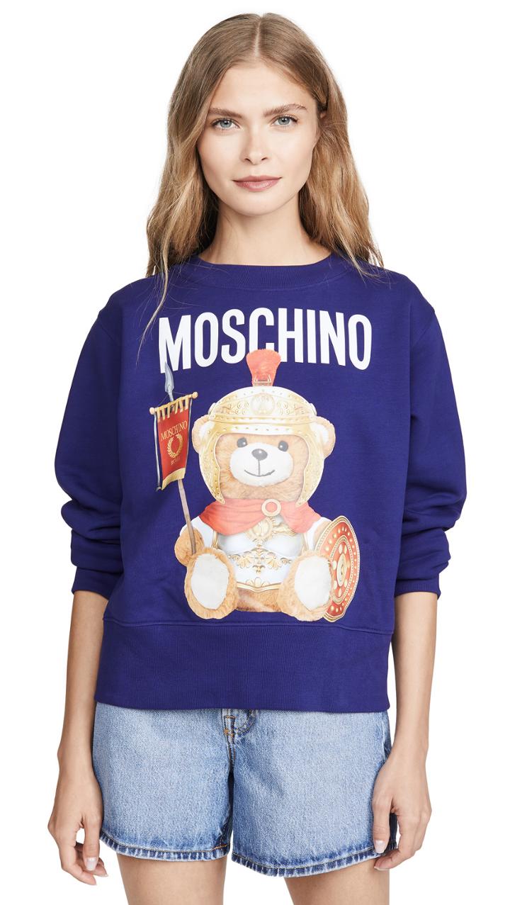 Moschino Moschino Bear Crew Neck