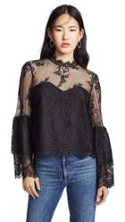 Cupcakes And Cashmere Davey Lace Blouse