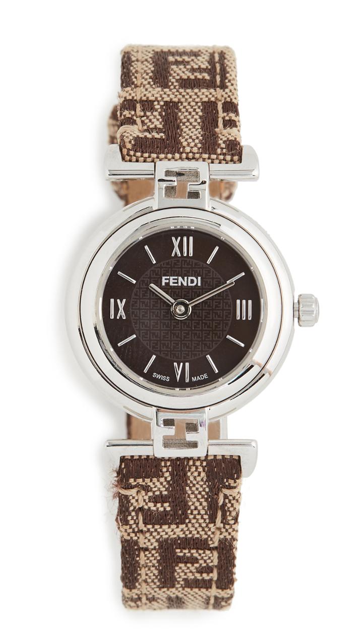 What Goes Around Comes Around Fendi Brown Zucchino Watch