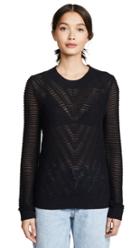 L Agence Taj Chenille Pullover