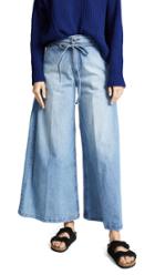 Tortoise Rachel Denim Culottes With Side Pleats