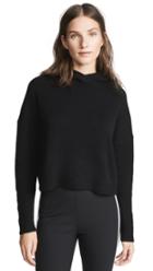 Theory Cashmere Crop Hoodie