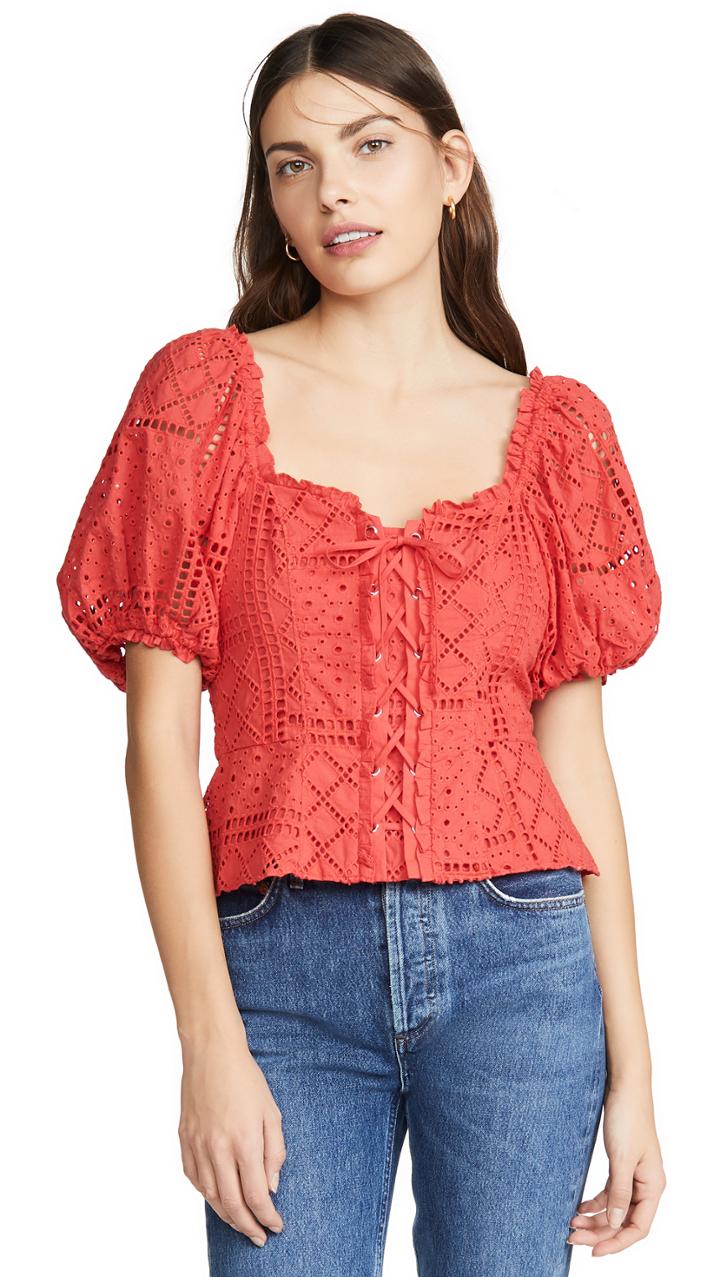 Parker Chica Combo Blouse