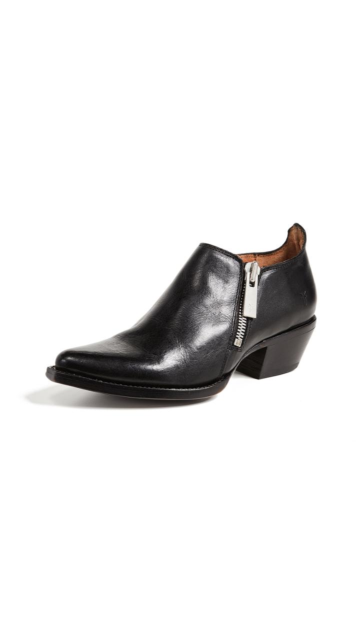 Frye Sacha Zip Shootie Boots