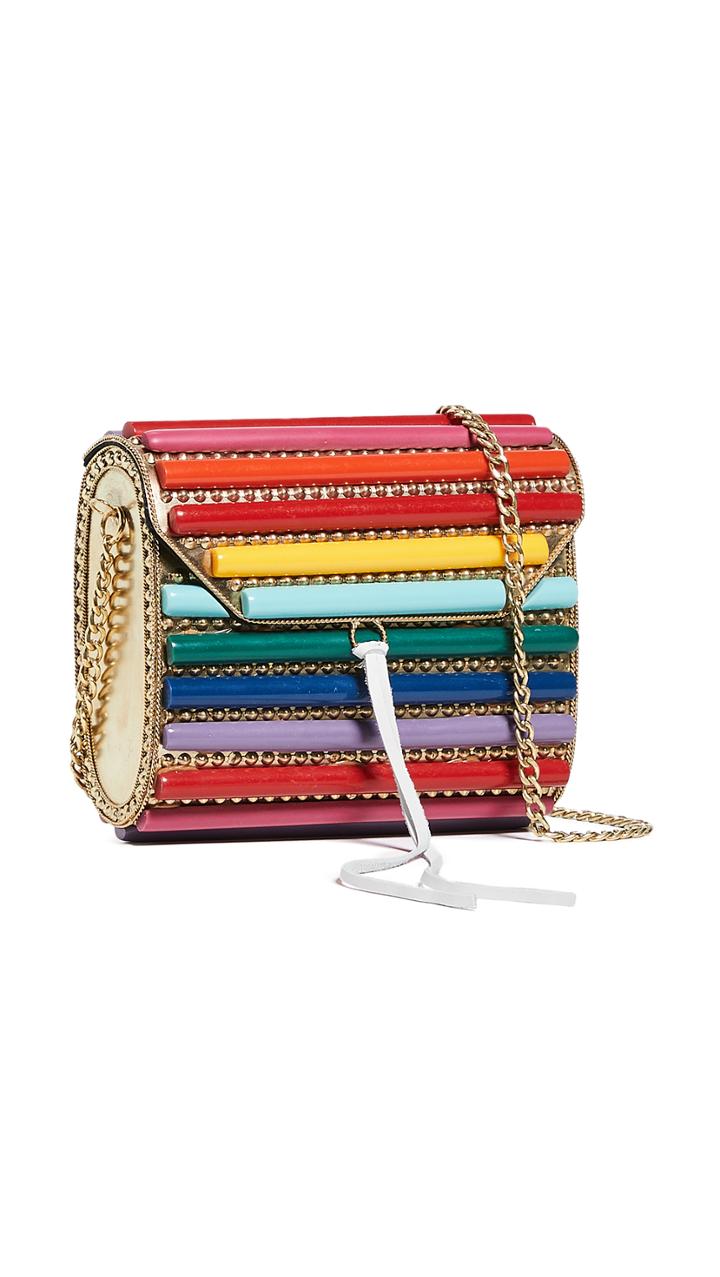 Sam Edelman Hallie Iron Hardshell Clutch