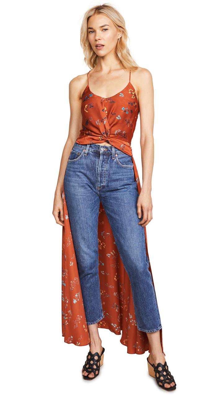 Caroline Constas Cape Tank Top