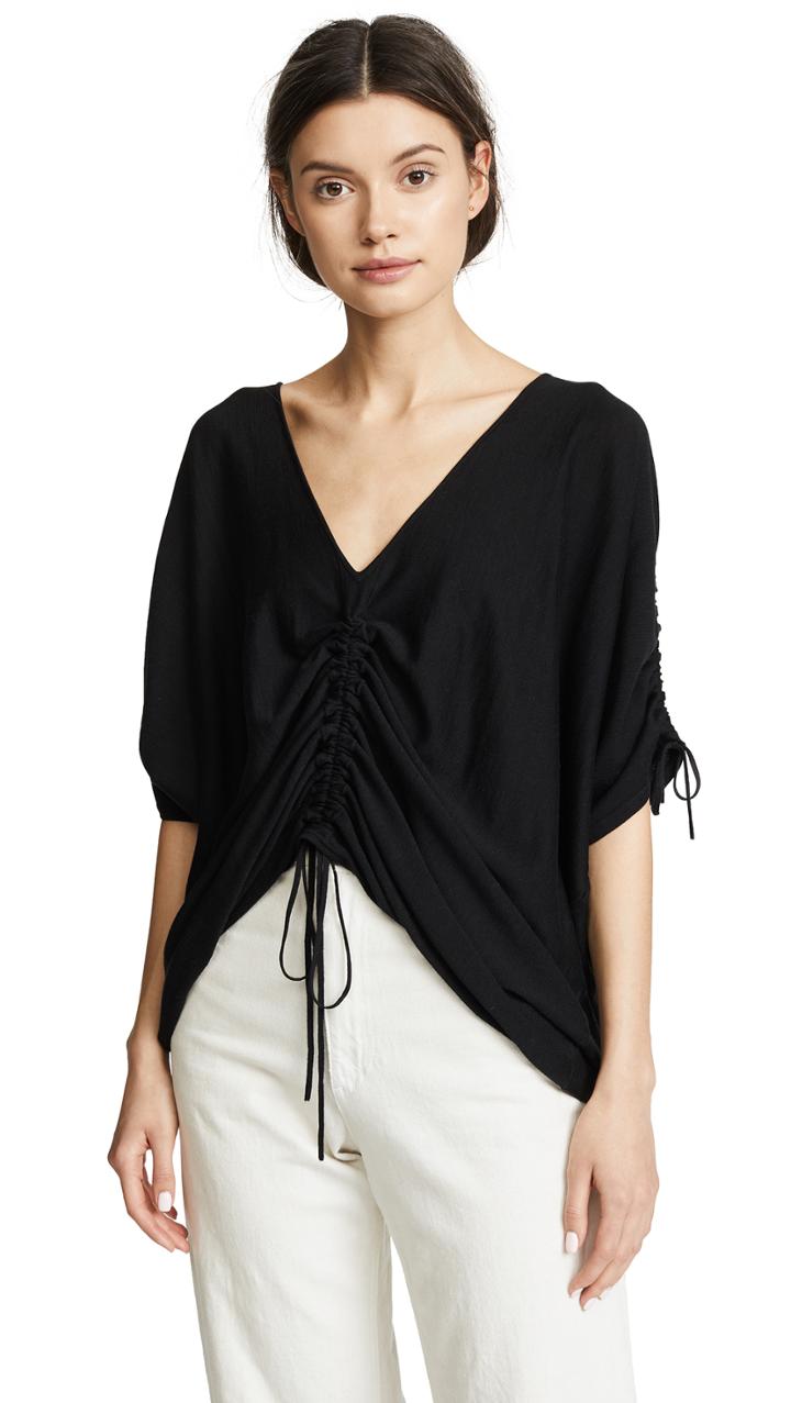 M Patmos Brooke Drawstring Poncho Tee