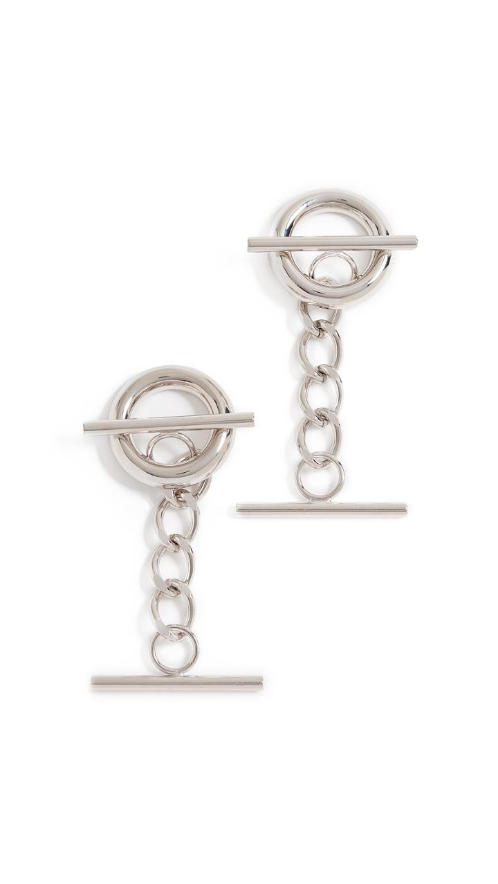 Monse Cufflink Earrings