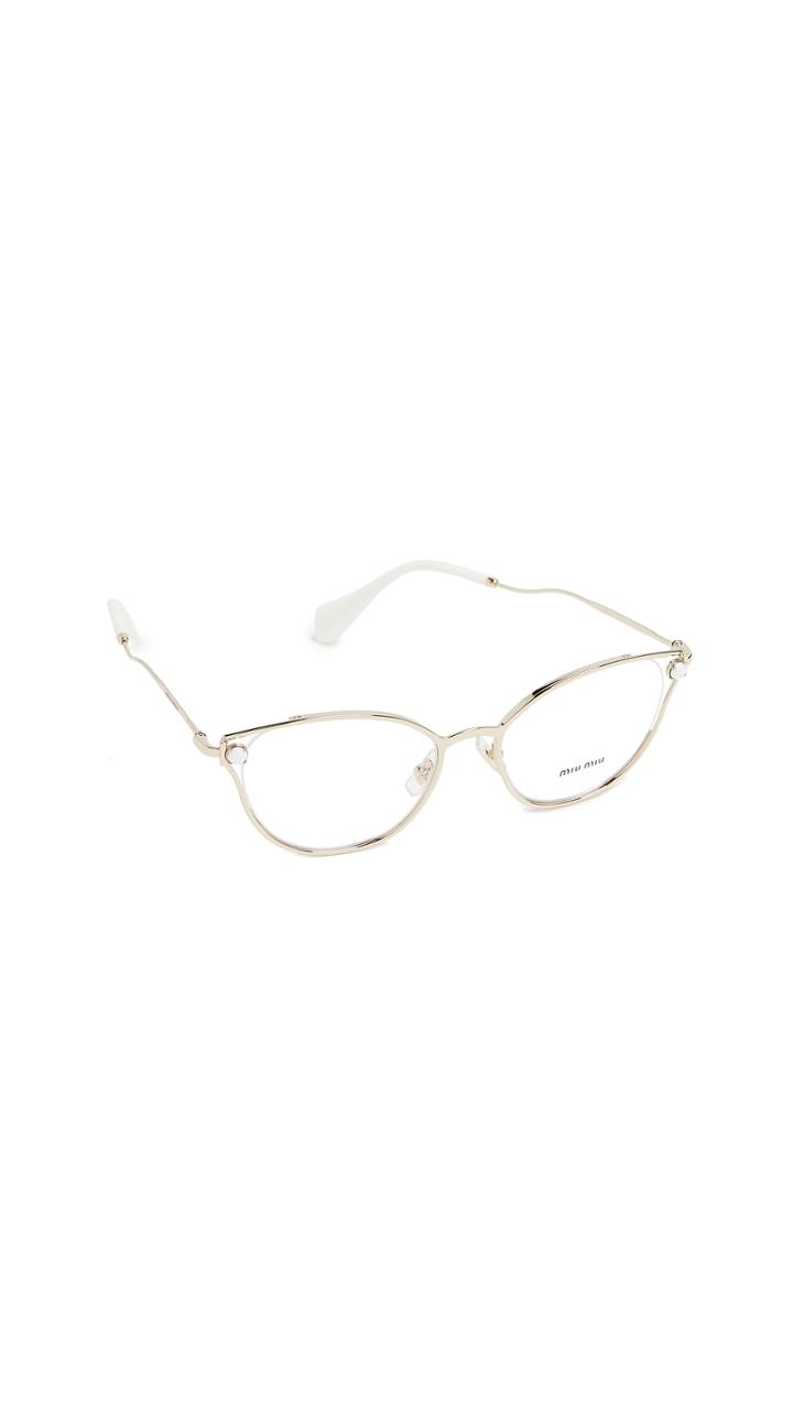 Miu Miu Imitation Pearl Glasses