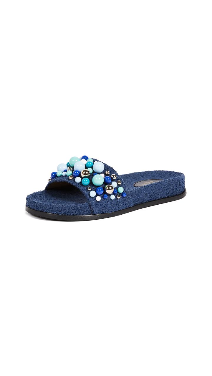 Aquazzura Bon Bon Pool Slides