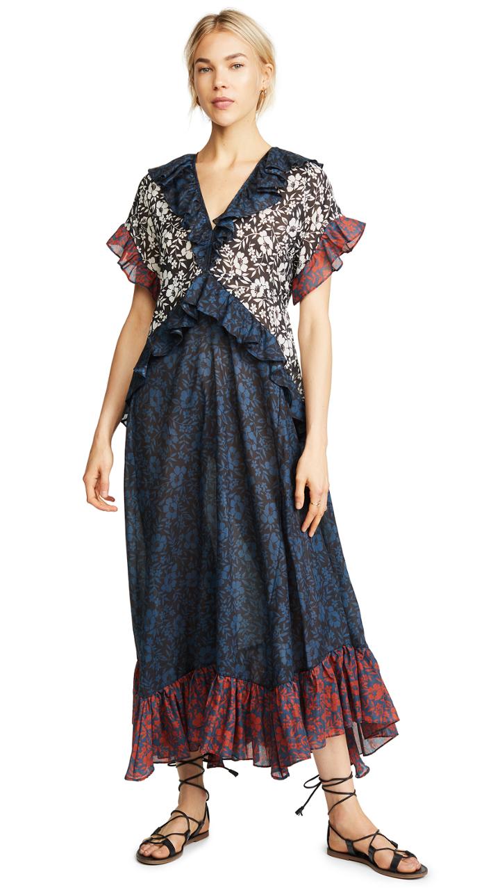 Warm Tiered Midi Dress