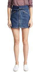 Adam Selman Foldover Miniskirt