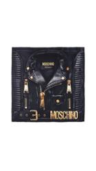 Moschino Moto Jacket Graphic Scarf