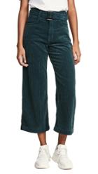Edwin Leti Belted Wide Wale Corduroy Pants