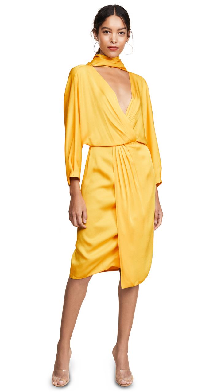 Diane Von Furstenberg Front Twist Wrap Dress