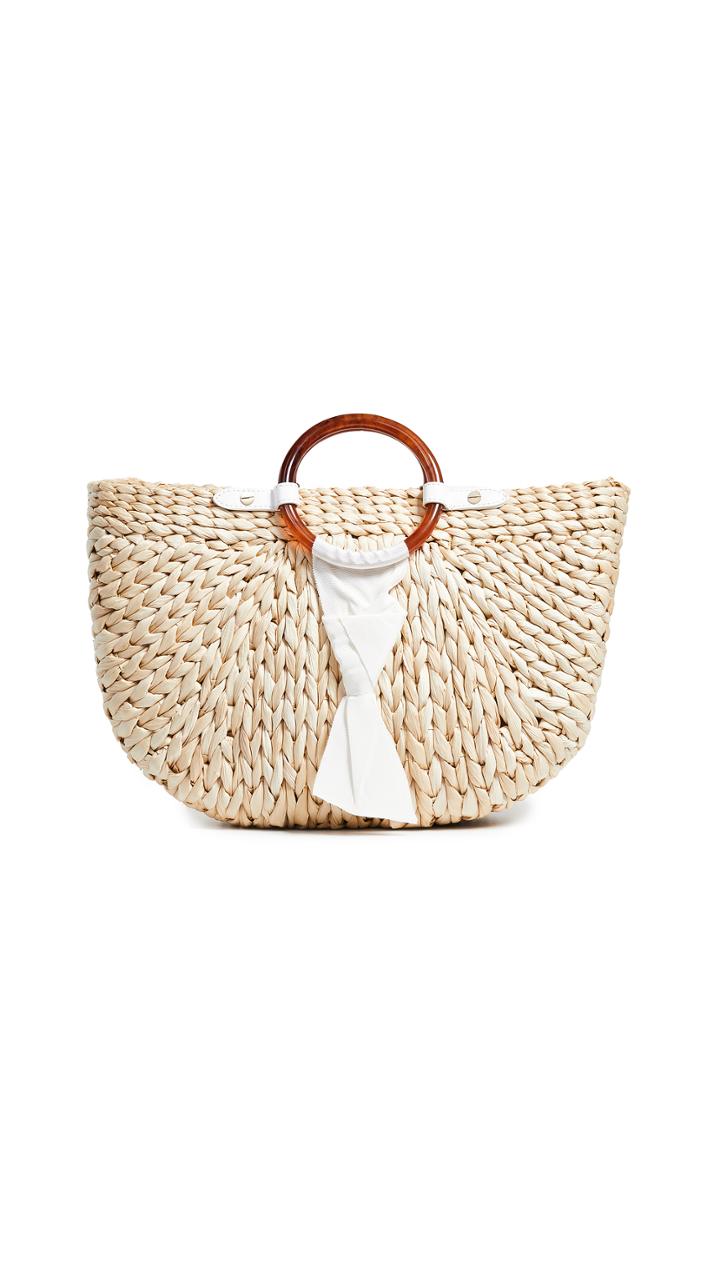Pamela Munson The Bimini Crescent Tote Bag