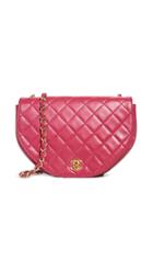 What Goes Around Comes Around Chanel Pink Lamb Shoulder Bag