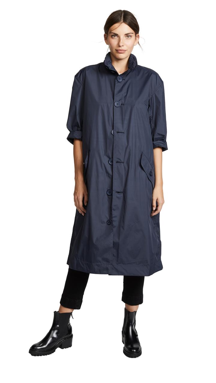 Opening Ceremony Nylon Logo Trench Coat