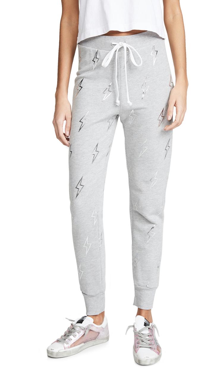 Wildfox Silver Bolt Jack Joggers