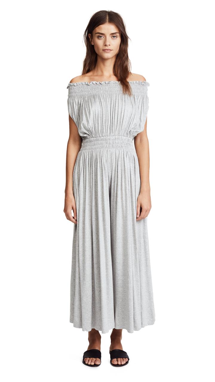 Norma Kamali Sleeveless Peasant Jumpsuit