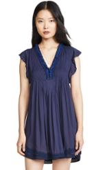 Poupette St Barth Sasha Lace Trimmed Dress