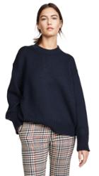 Mansur Gavriel Wool Oversized Crew Sweater