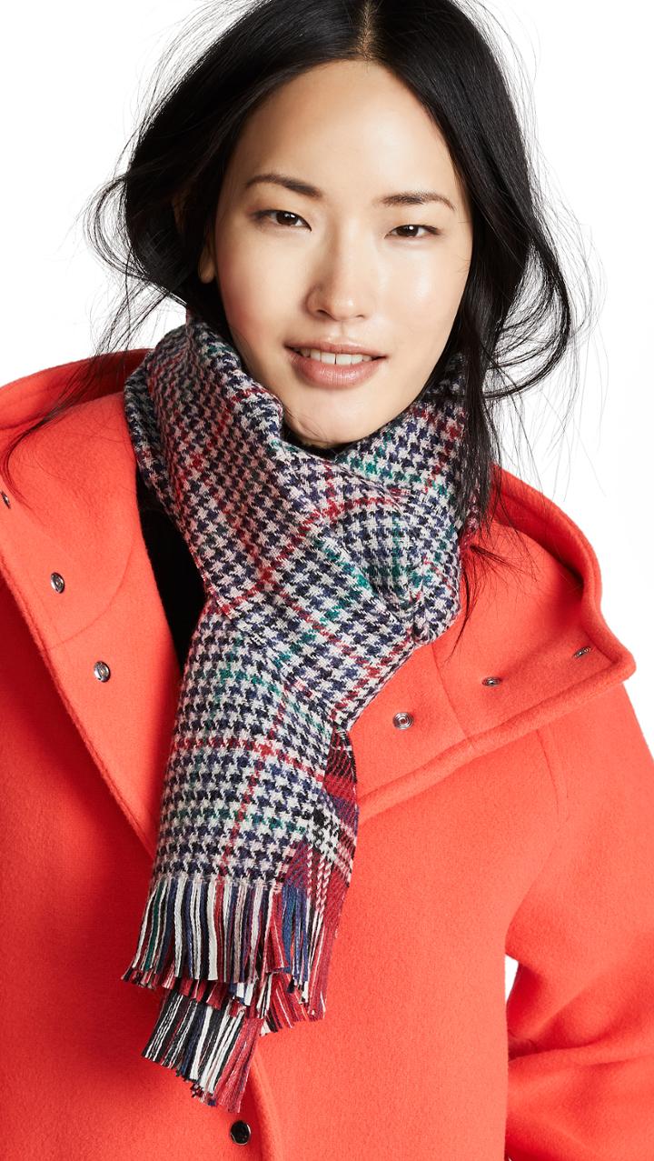 Franco Ferrari Kilt Plaid Scarf