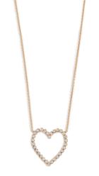 Zoe Chicco 14k Gold Open Heart Necklace