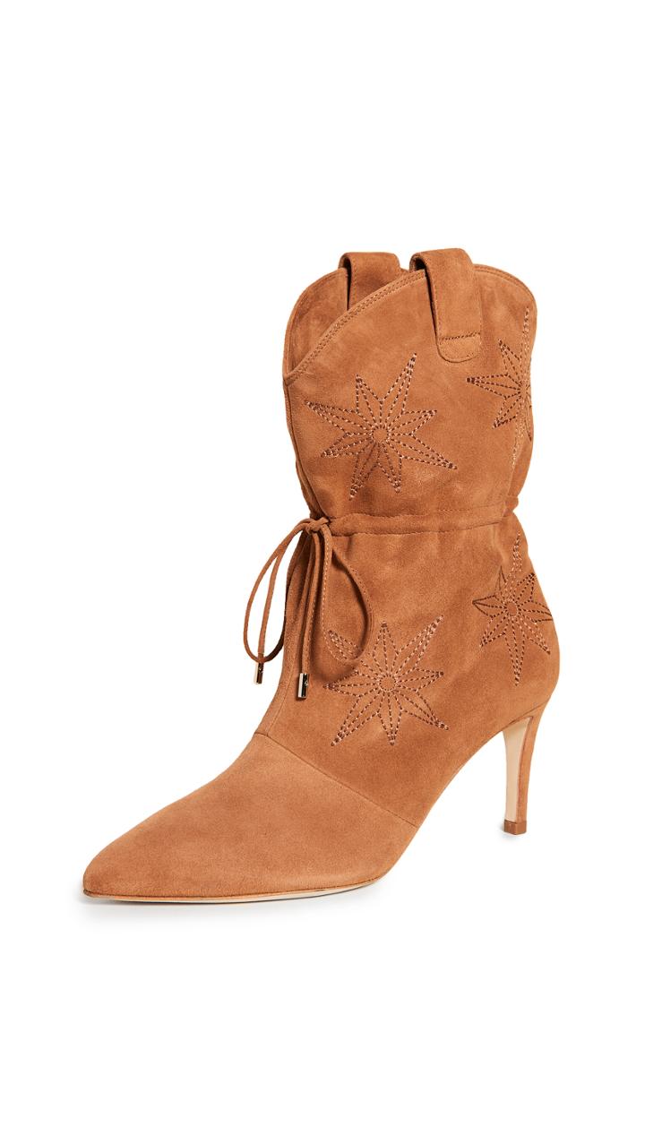 Chloe Gosselin Thelma Embroidered Pointed Boots