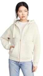 Atm Anthony Thomas Melillo Quilted Zip Up Hoodie