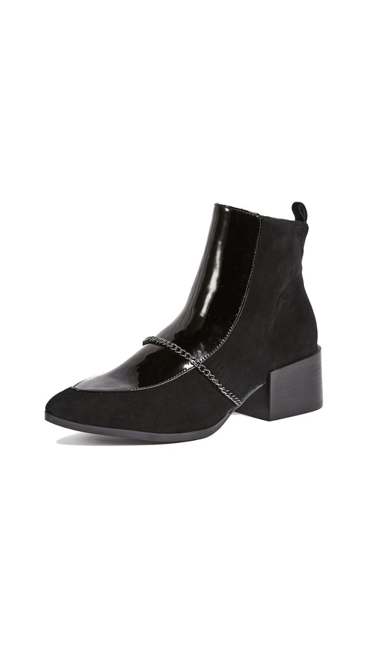 Jaggar Block Heel Suede Boots