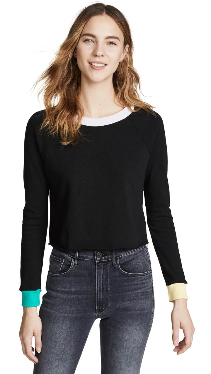 Wildfox Beach House Crop Sweatshirt