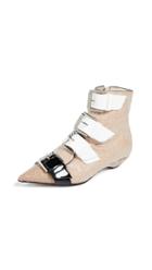 No 21 Strapped Glitter Booties