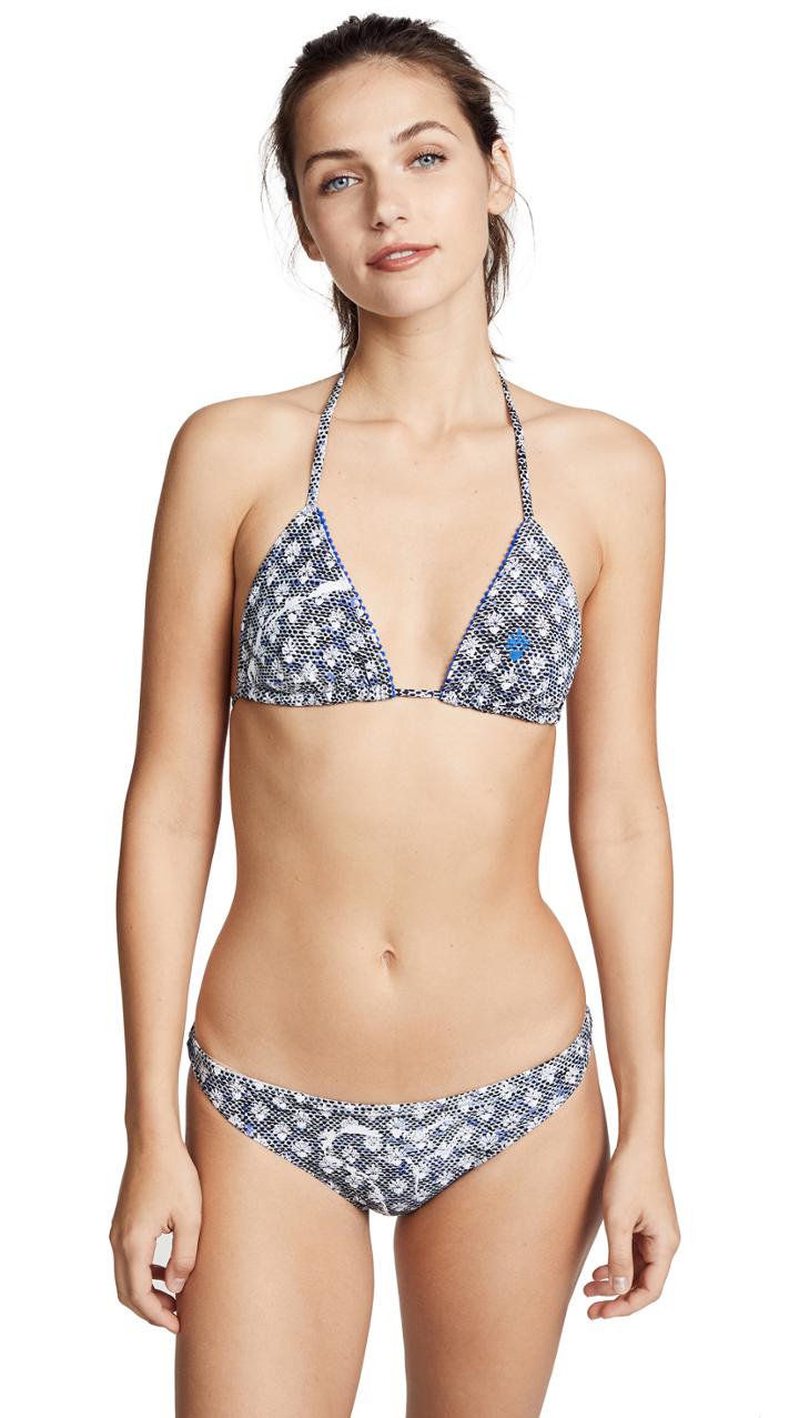 Poupette St Barth Lucy Triangle Bikini Top