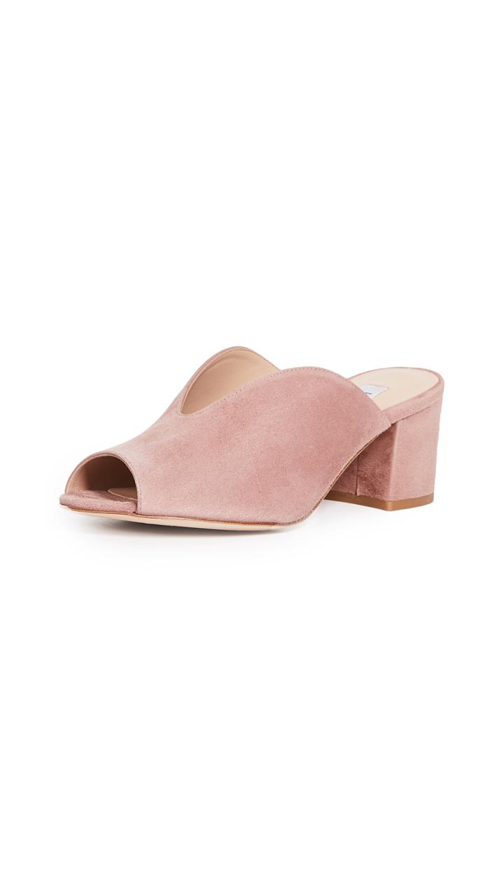 L K Bennett Ola Block Heel Mules