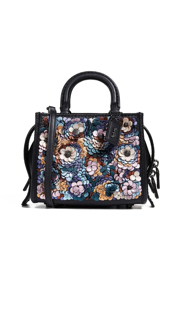 Coach 1941 Leather Sequins Rogue Bag 17