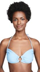Shoshanna Steel Blue Bikini Top