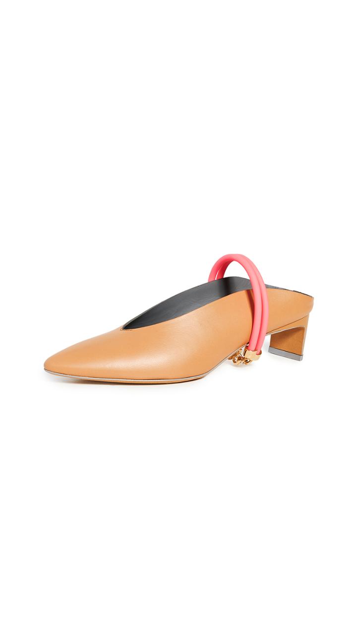 Gray Matters Piega Neon Mules