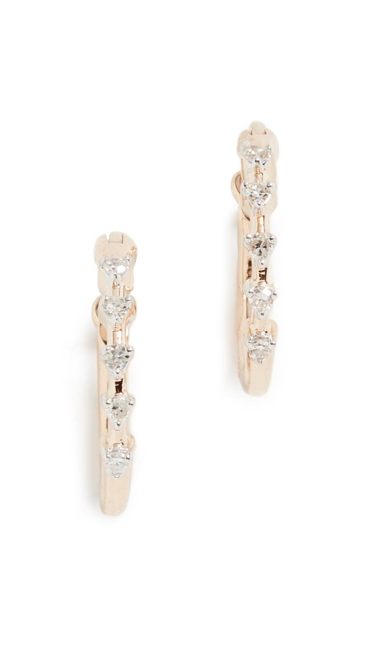 Adina Reyter 14k Diamond Huggie Earrings