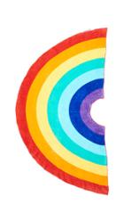 Sunnylife Rainbow Beach Towel