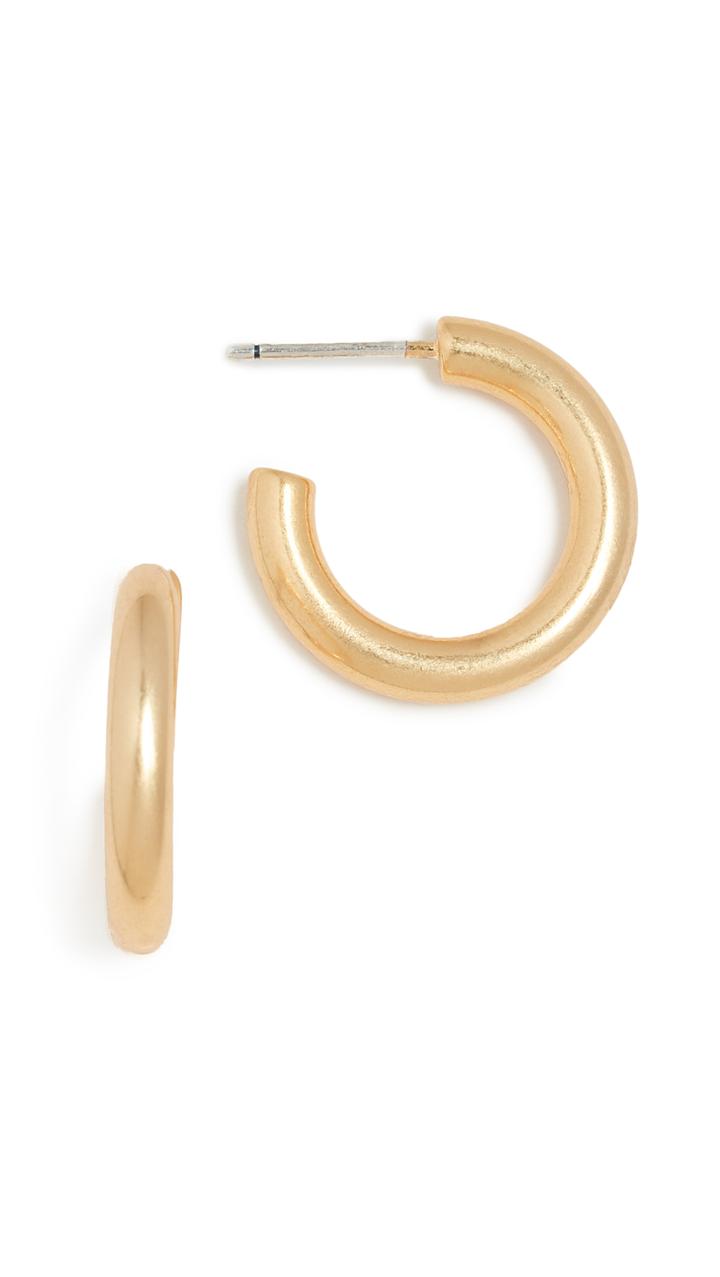 Madewell Chunky Small Hoop Earrings