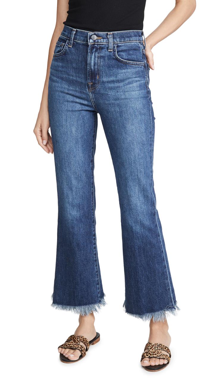 J Brand Julie High Rise Flare Jeans