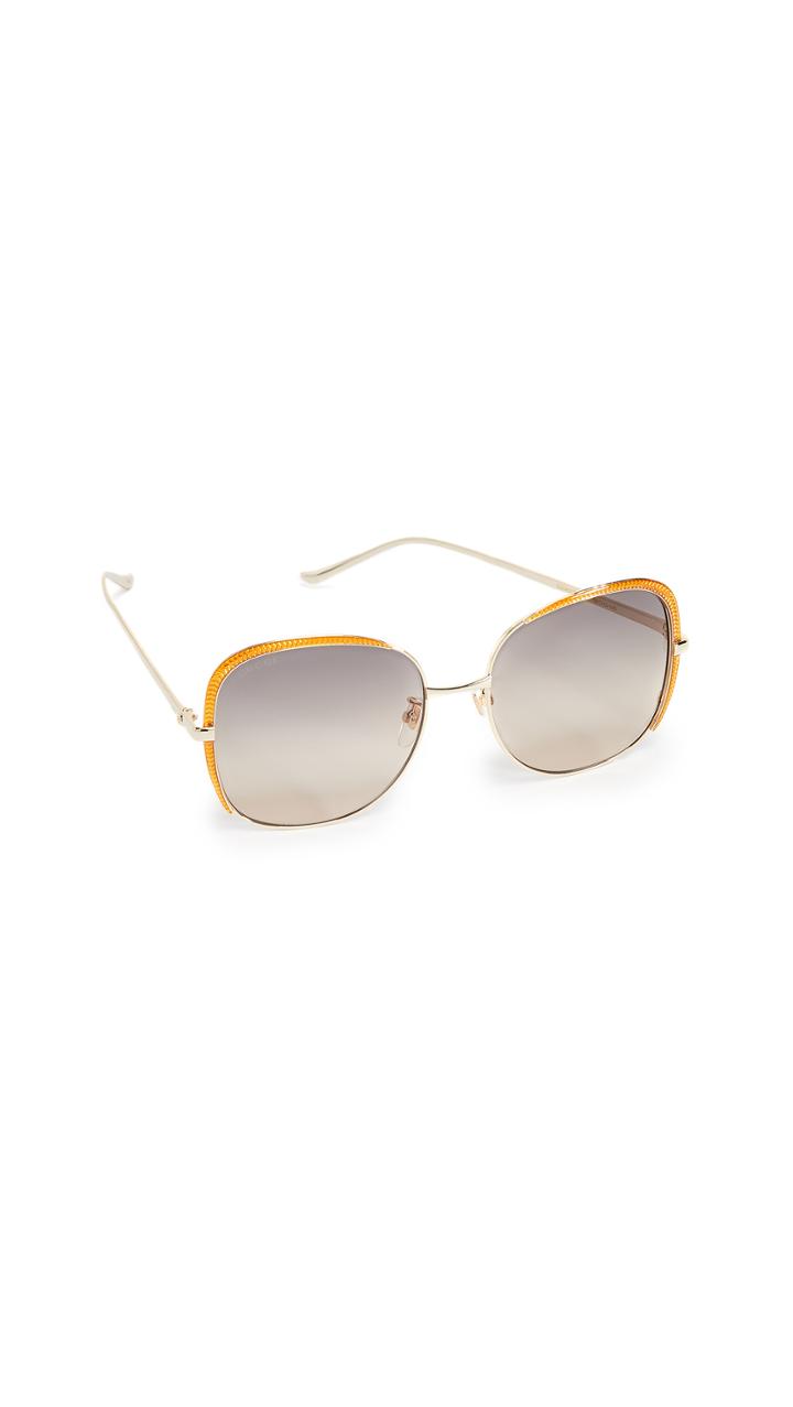 Gucci Oversized Embellished Square Shape Sunglasses