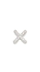 Ef Collection 14k Diamond X Single Stud Earring