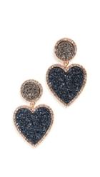 Baublebar Asimina Druzy Heart Earrings