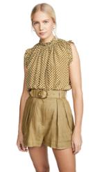 Zimmermann Super Eight Silk Frill Tank