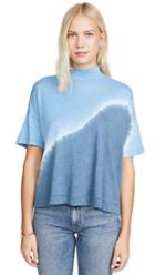Raquel Allegra Mock Neck Boxy Top