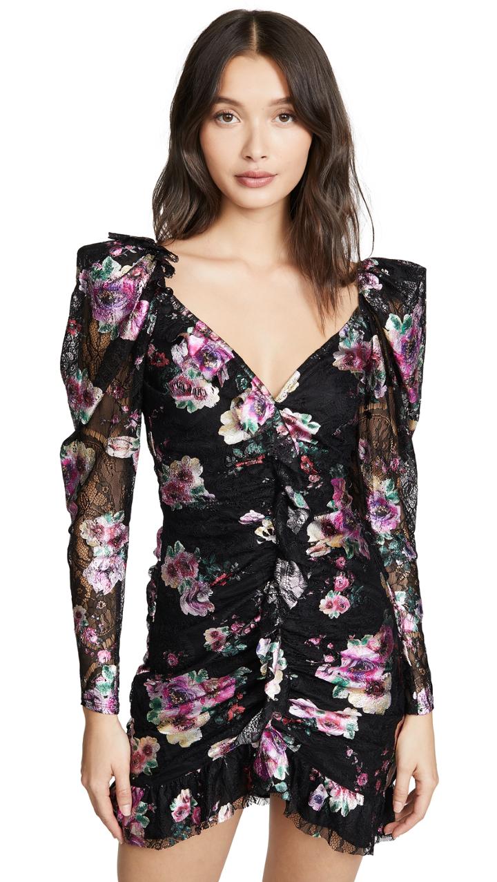 For Love Lemons Benatar Ruffle Mini Dress